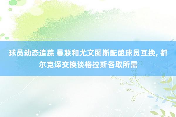 球员动态追踪 曼联和尤文图斯酝酿球员互换, 都尔克泽交换谈格拉斯各取所需