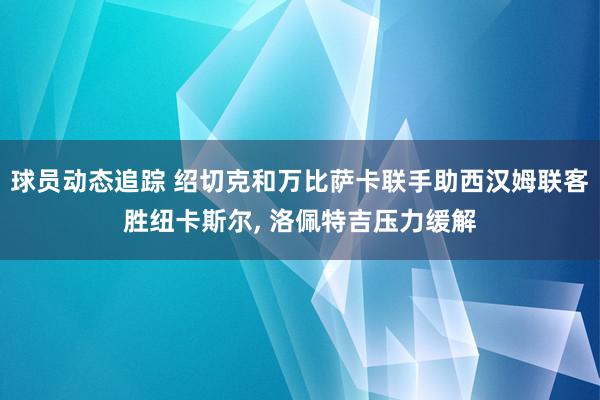 球员动态追踪 绍切克和万比萨卡联手助西汉姆联客胜纽卡斯尔, 洛佩特吉压力缓解