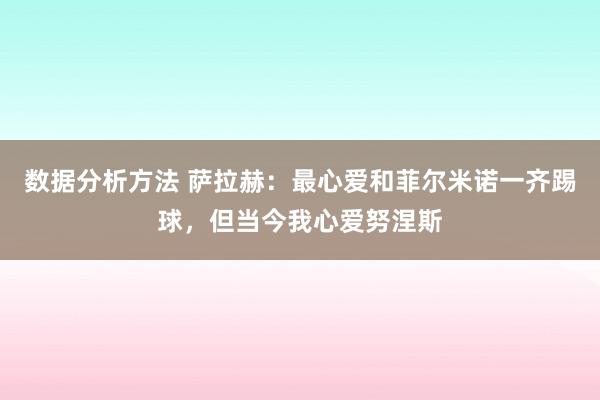 数据分析方法 萨拉赫：最心爱和菲尔米诺一齐踢球，但当今我心爱努涅斯