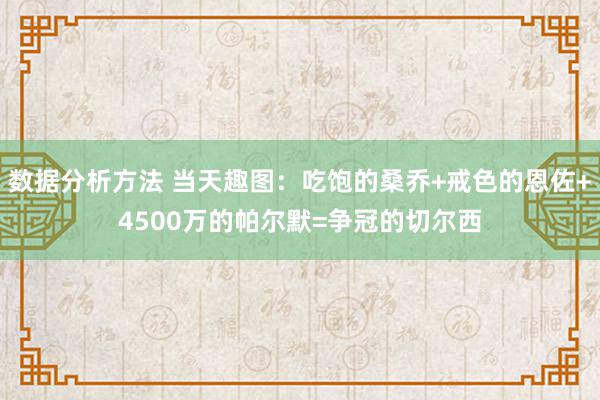 数据分析方法 当天趣图：吃饱的桑乔+戒色的恩佐+4500万的帕尔默=争冠的切尔西